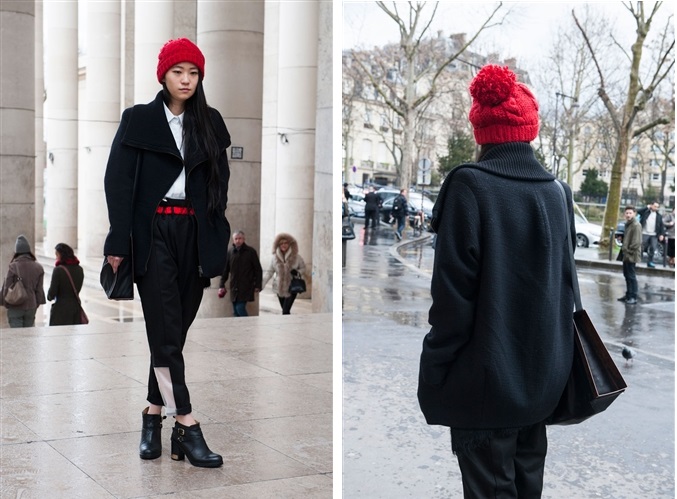 Street Style - Paris Fashion Week AW14 - Catwalk Yourself