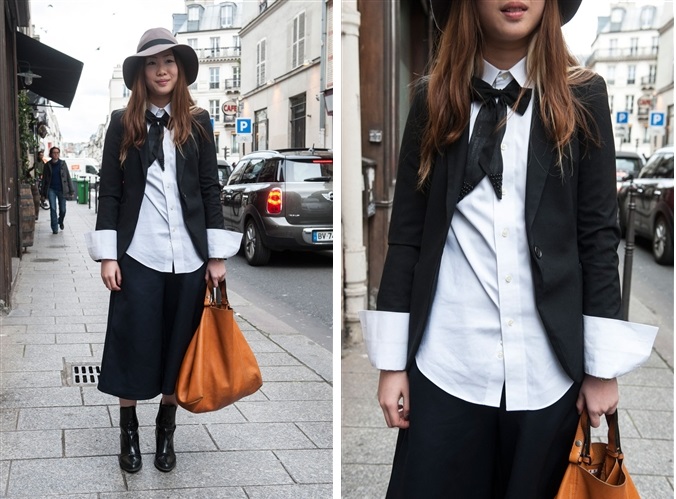 Street Style - Paris Fashion Week AW14 - Catwalk Yourself