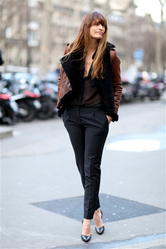 Street Style - Paris Fashion Week AW14 - Catwalk Yourself