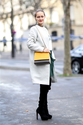 Street Style - Paris Fashion Week AW14 - Catwalk Yourself