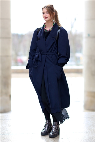 Street Style - Paris Fashion Week AW14 - Catwalk Yourself