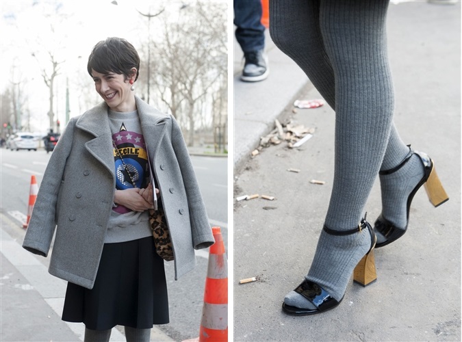 Street Style - Paris Fashion Week AW14 - Catwalk Yourself