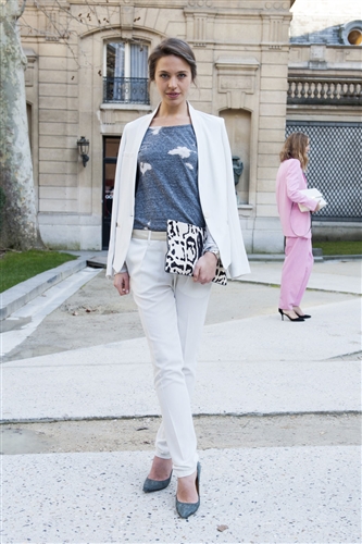 Street Style - Paris Fashion Week AW14 - Catwalk Yourself