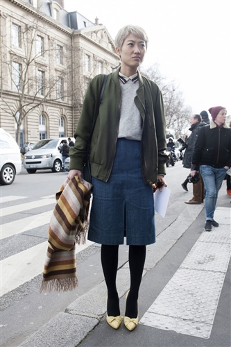 Street Style - Paris Fashion Week AW14 - Catwalk Yourself