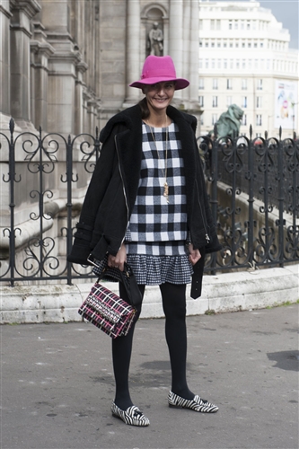 Street Style - Paris Fashion Week AW14 - Catwalk Yourself