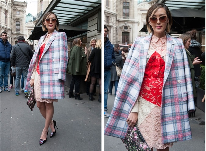 Street Style - Paris Fashion Week AW14 - Catwalk Yourself