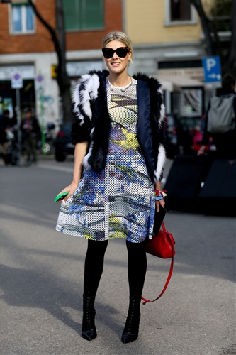 Street Style- AW14 MFW - Catwalk Yourself