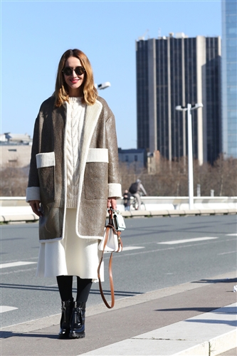 Street Style - Paris Fashion Week AW14 - Catwalk Yourself