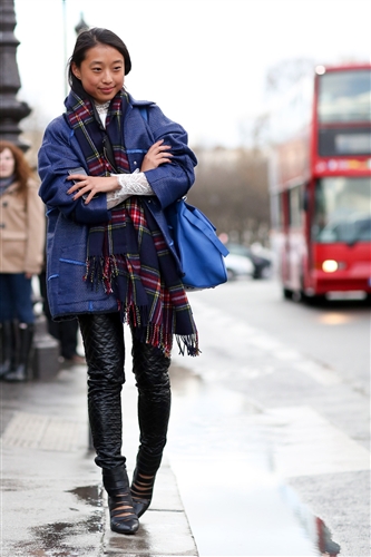 Street Style - Paris Fashion Week AW14 - Catwalk Yourself