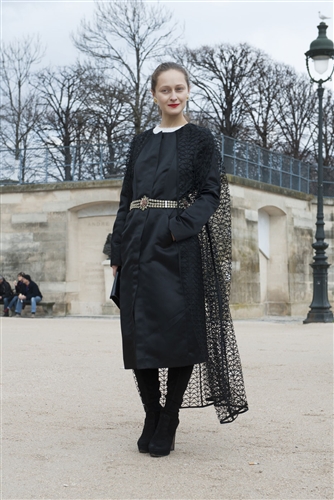 Street Style - Paris Fashion Week AW14 - Catwalk Yourself