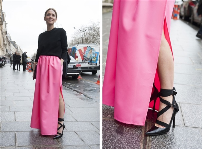 Street Style - Paris Fashion Week AW14 - Catwalk Yourself