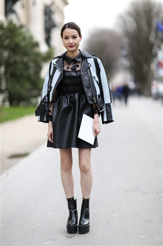 Street Style - Paris Fashion Week AW14 - Catwalk Yourself