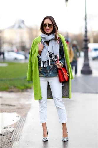 Street Style - Paris Fashion Week AW14 - Catwalk Yourself