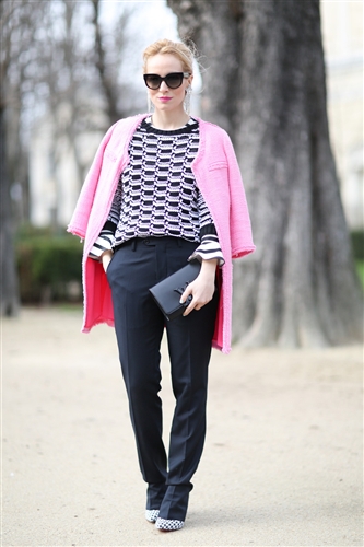 Street Style - Paris Fashion Week AW14 - Catwalk Yourself