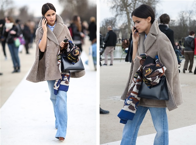 Street Style - Paris Fashion Week AW14 - Catwalk Yourself