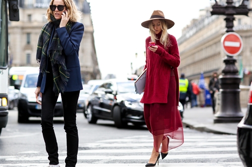 Street Style - Paris Fashion Week AW14 - Catwalk Yourself