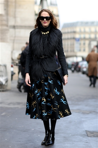 Street Style - Paris Fashion Week AW14 - Catwalk Yourself