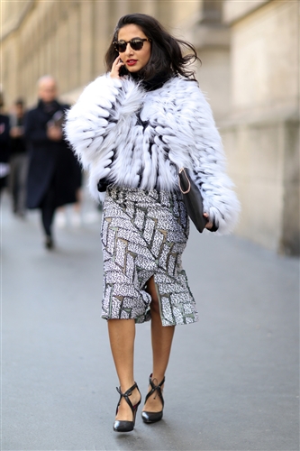 Street Style - Paris Fashion Week AW14 - Catwalk Yourself