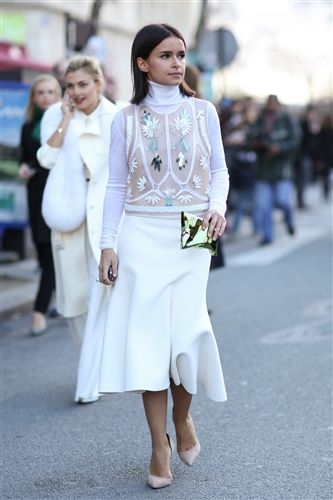 Street Style - Paris Fashion Week AW14 - Catwalk Yourself