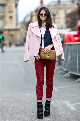 Street Style - Paris Fashion Week AW14 - Catwalk Yourself