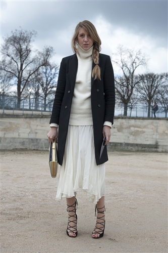 Street Style - Paris Fashion Week AW14 - Catwalk Yourself